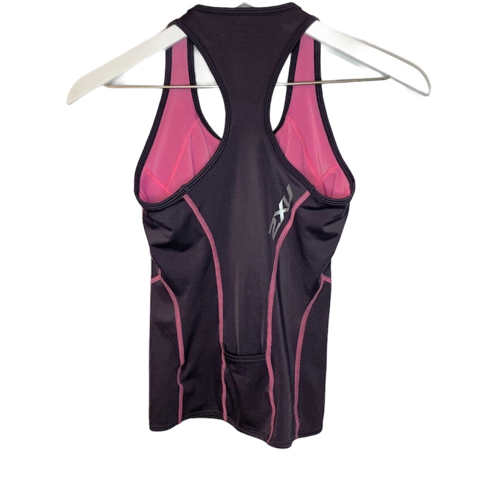 2XU Grey Racerback Active Tank - Picture 5 of 6